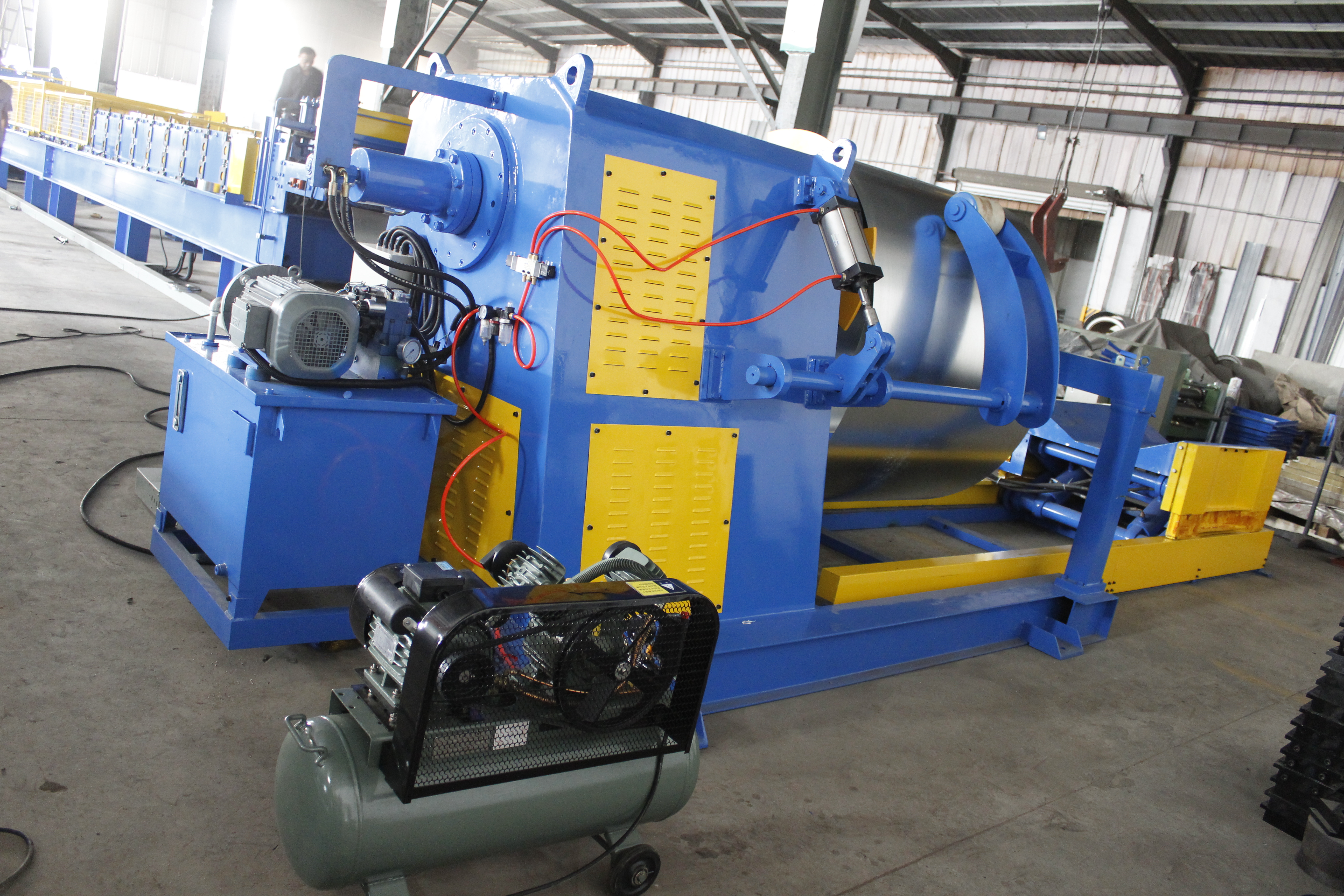 10T液壓折疊器背面